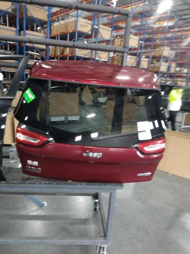 2017 Jeep Cherokee Red OEM Deck Lid Used 4WD No Rear View Camera used OEM deck lid