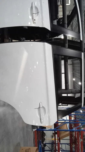 2016 Mitsubishi Outlander Left Rear Door OEM White Used 719690 used OEM complete door assembly