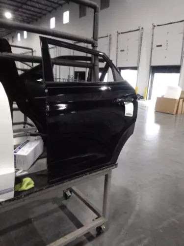 2019 Hyundai Tucson Left Black OEM Door L Rear Passenger Side Used Salvage used OEM complete door assembly