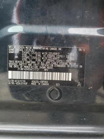2012 Toyota Rav4 electric windows e Used OEM complete door assembly used OEM complete door assembly