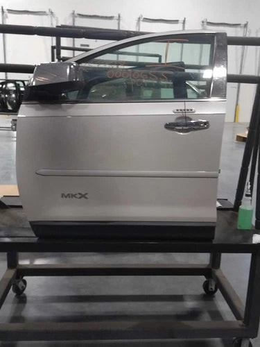 Lincoln MKX 2010 Left Front Door OEM White Used SUV Passenger Side used OEM complete door assembly