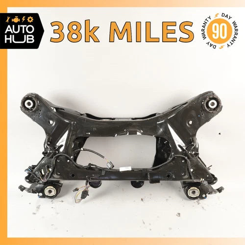 12-15 Jaguar XF XFR X250 Rear Back Suspension Crossmember Subframe OEM 38k used OEM rear subframe and crossmember