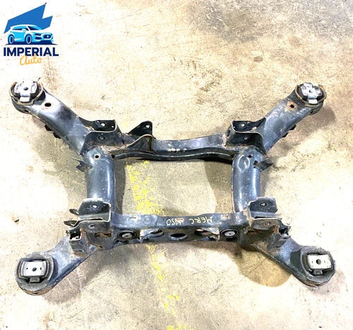 Mercedes X164 GL 450 ML Rear Suspension Sub Frame Crossmember Cradle OEM 2007-11 used OEM rear subframe and crossmember