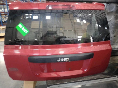 2009 Jeep Patriot Red OEM Tailgate 92K Miles Used Salvage Part used OEM liftgate or tailgate