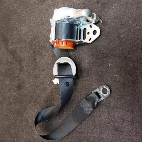 15-17 Toyota Camry Left Driver Seat Belt Retractor Assembly Black w/Warranty used OEM seat belt assembly