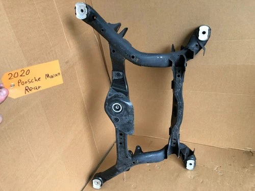 2015-2024 PORSCHE MACAN AWD REAR SUSPENSION SUBFRAME CROSSMEMBER OEM used OEM rear subframe and crossmember