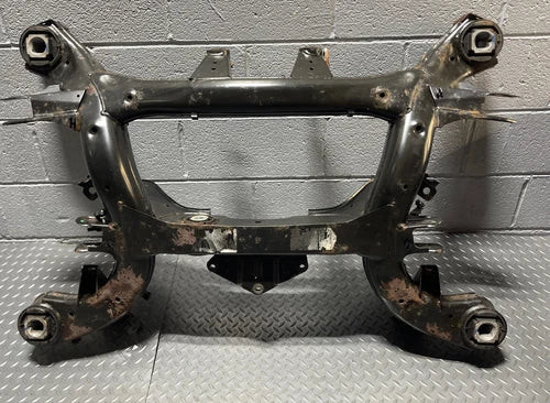 2010-2014 BMW X6M E71 X5 E70 Rear Subframe Crossmember OEM *NOTE* used OEM rear subframe and crossmember