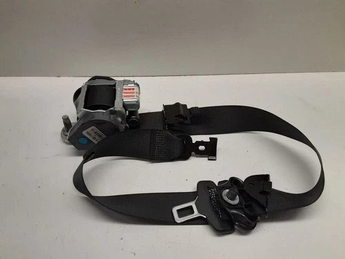 2010 Chevy Equinox Front RH Passenger Seat Belt Retractor Assembly Black OEM used OEM seat belt assembly