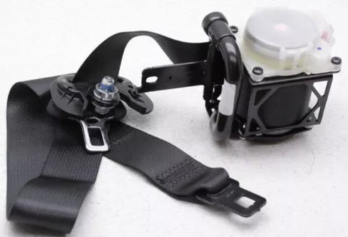 16-20 Kia Optima US Built Left Driver Bucket Seat Belt Retractor Assembly Black used OEM seat belt assembly