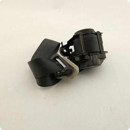 2015-2018 Nissan Murano Front Left Driver Seat Belt Retractor Assembly Black used OEM seat belt assembly