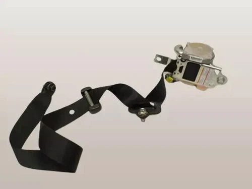2016-2021 Honda Civic Sedan Front Left Driver Seat Belt Retractor Black Oem used OEM seat belt assembly
