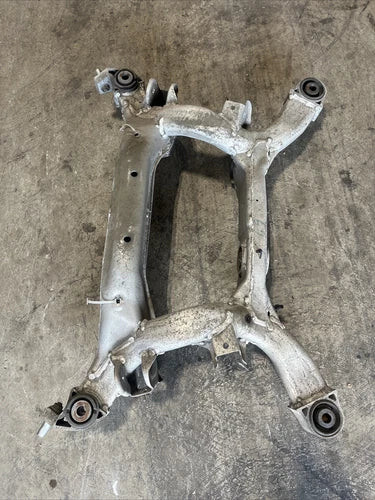2003-2006 Nissan 350Z G35 Rear Subframe Suspension Crossmember Assembly OEM used OEM rear subframe and crossmember
