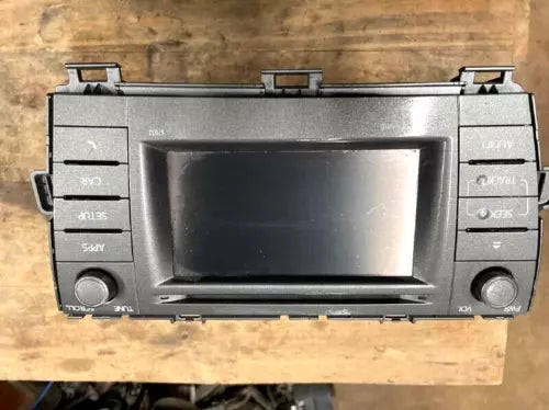 2012-2015 TOYOTA PRIUS CD Player HD Radio Receiver w/ Display 57032 OEM used OEM radio receiver