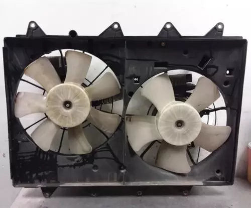 2010-2015 Mazda CX9 CX-9 FWD Radiator Motor Cooling Fan Assembly W/o Tow Package used OEM cooling fan assembly
