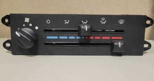 1997-1998 Jeep Wrangler Climate W/o AC Heater Temperature Control Assembly Oem used OEM A/C climate control module
