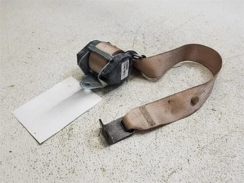 11-17 Buick Enclave Acadia Traverse Lh Driver Seat Belt Retractor Assembly Tan used OEM seat belt assembly