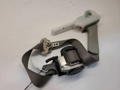 08-15 Nissan Rogue Front Left Driver Bucket Seat Belt Retractor Assembly Gray used OEM seat belt assembly