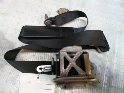 12-15 Nissan Versa Sedan RH Passenger Bucket Seat Belt Retractor Assembly Black used OEM seat belt assembly