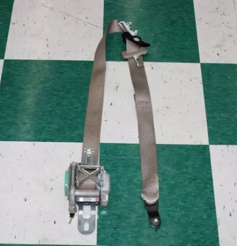 2011-2014 Dodge Durango Front Right Passenger Seat Belt Retractor Assembly Grey used OEM seat belt assembly