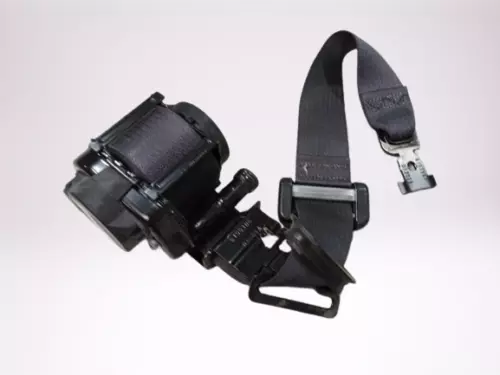 11-17 Buick Enclave Acadia Traverse Lh Driver Seat Belt Retractor Assembly Black used OEM seat belt assembly