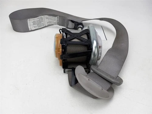 06-10 Kia Optima Magentis Left Driver Bucket Seat Belt Retractor Assembly Gray used OEM seat belt assembly