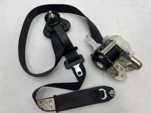 2008-2013 Nissan Altima Coupe Front Right Passenger Seat Belt Retractor Black used OEM seat belt assembly