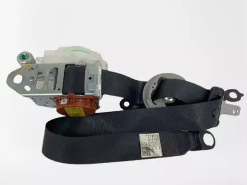 2012 2013 2014 Toyota Camry Front Right Passenger Seat Belt Retractor Black OEM used OEM seat belt assembly