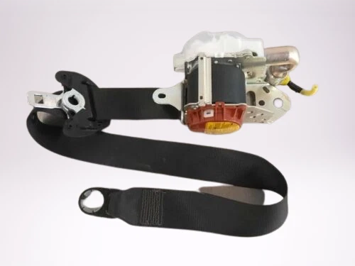 13-15 Toyota Avalon Front Left Driver Bucket Seat Belt Retractor Assembly Black used OEM seat belt assembly