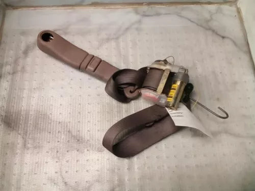 2002-2004 Toyota Tundra Front LH Driver Seat Belt Retractor Tan Bench Seat used OEM seat belt assembly
