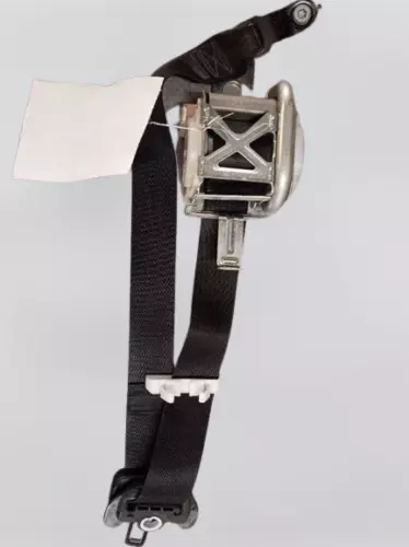 2011-2014 Dodge Durango Front Left Driver Seat Belt Retractor Assembly Black OEM used OEM seat belt assembly