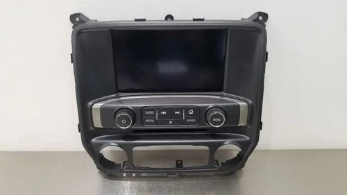 2017-2019 GMC Sierra Chevy Silverado Radio Control Panel W/Display Screen OEM used OEM infotainment display