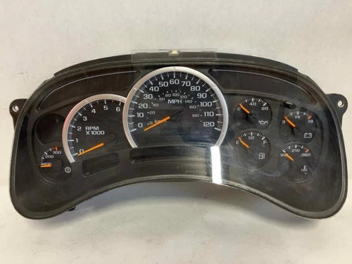 03-05 Cadillac Escalade ESV EXT Speedometer Gauges Cluster MPH W/Tachometer US used OEM instrument cluster