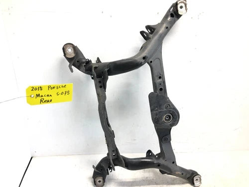 2015-2024 PORSCHE MACAN AWD REAR SUSPENSION SUBFRAME CROSSMEMBER OEM used OEM rear subframe and crossmember