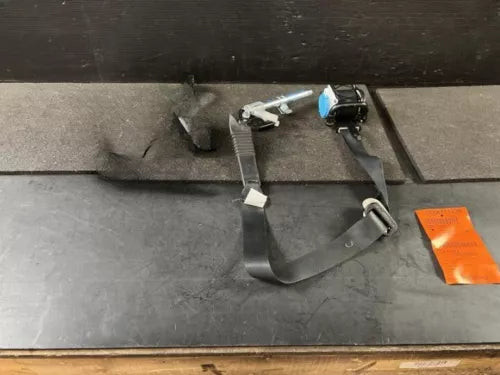 2014-2016 Mazda 6 Front Left Driver Seat Belt Retractor Black OEM used OEM seat belt assembly