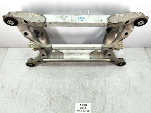 2012-2020 Tesla Model S X Rear Lower Axle Used OEM Subframe Bracket or Support 26194C used OEM subframe bracket and support