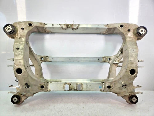 2012-2020 Tesla Model S X Rear Lower Axle Used OEM Subframe Bracket or Support 953730 used OEM subframe bracket and support