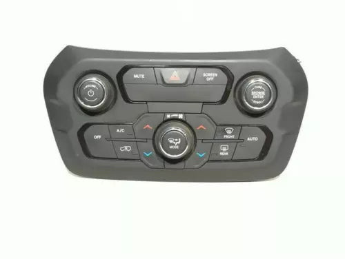 2018-2020 Jeep Renegade Dual Zone Climate Heater AC & Radio Control Panel OEM used OEM radio receiver