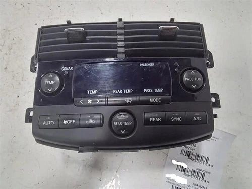2006-2010 Toyota Sienna Climate AC Heater Temperature Control OEM used OEM A/C climate control module