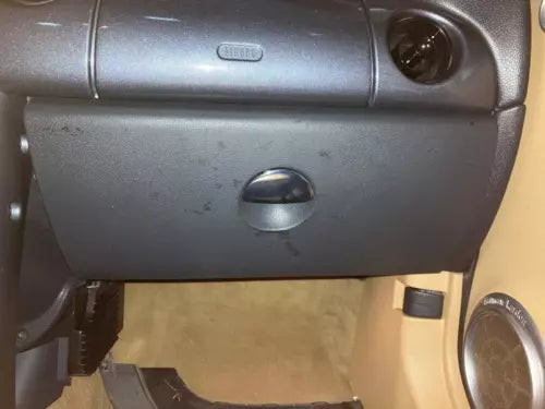 2002-2008 Mini Cooper Black Glove Box Assembly OEM used OEM glove box
