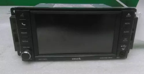 2012 Jeep Liberty AM FM CD AUX DVD Navigation Radio RHB W SATELLITE OEM 12 used OEM radio receiver