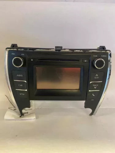 2015 Toyota Camry AM FM CD Player Radio 6.1" Display & Receiver ID 10803 OEM used OEM radio receiver
