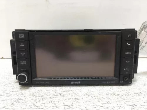 2012 Dodge Challenger AM FM CD DVD HDD Radio Receiver w/ Display Screen OEM used OEM infotainment display