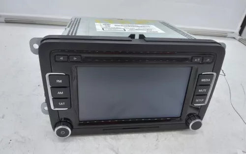 2012-2017 Volkswagen VW Jetta Radio Receiver AM FM 6 Disc Display Screen OEM used OEM infotainment display