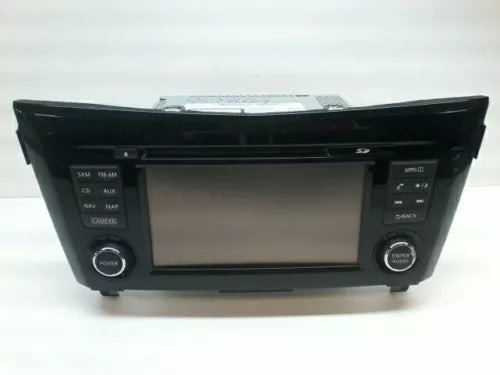 2014-2016 NISSAN ROGUE RADIO RECEIVER NAVIGATION AM FM CD ID 259154BA0A 14 15 16 used OEM radio receiver