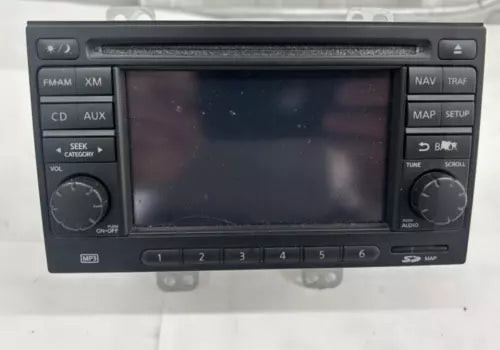 2011 Nissan Rogue AM FM CD Radio Receiver w/ Navigation OEM used OEM radio receiver
