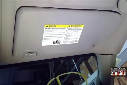 2013-2021 Nissan Frontier Sunvisor Right Passenger Side Gray OEM used OEM sun visor