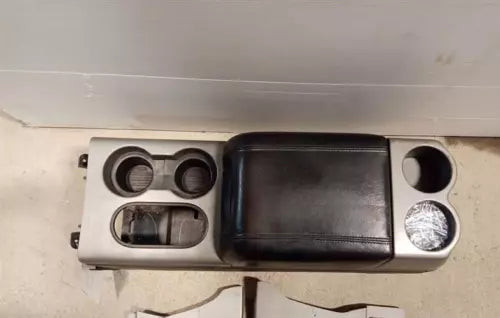2004-2008 Ford F150 F-150 Pickup Floor Shift Full Console with Lid Black OEM used OEM auto part