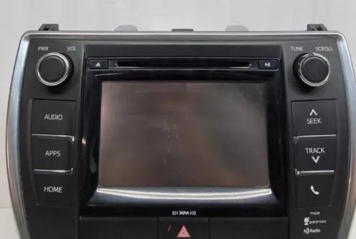 2016-2017 Toyota Camry AM FM CD Player Radio with Display P11222 OEM used OEM radio receiver