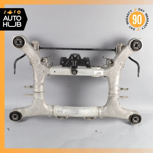 09-14 BMW F04 750i Hybrid 740i 760i Rear Subframe Crossmember Cross Member OEM used OEM rear subframe and crossmember