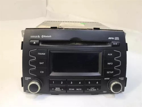 2011 - 2013 Kia Sorento Radio Receiver AM FM CD Player Bluetooth OEM used OEM radio receiver